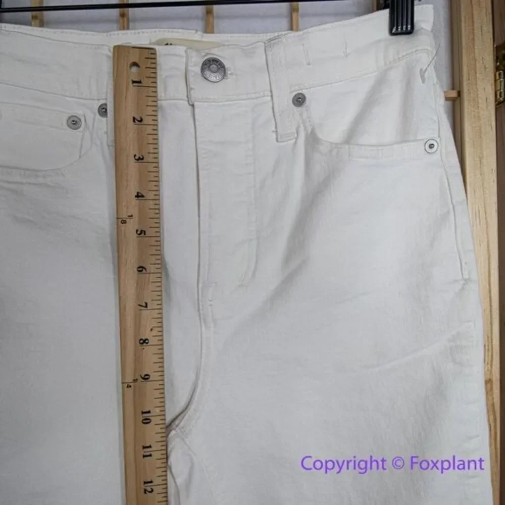 NEW Madewell The High-Rise Perfect Vintage Jean in Tile‎ White, 24